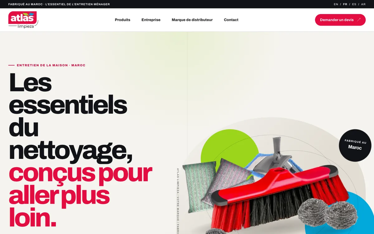 Accueil du site Atlas Limpieza en français