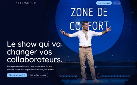 Accueil du site de Nicolas Felger