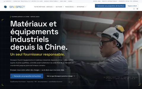 Accueil du site Sinospect